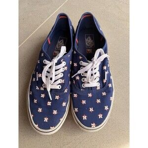 Vans Houston Astros MLB Men's Size 11.5 Sneakers Blue Multicolor Special Edition